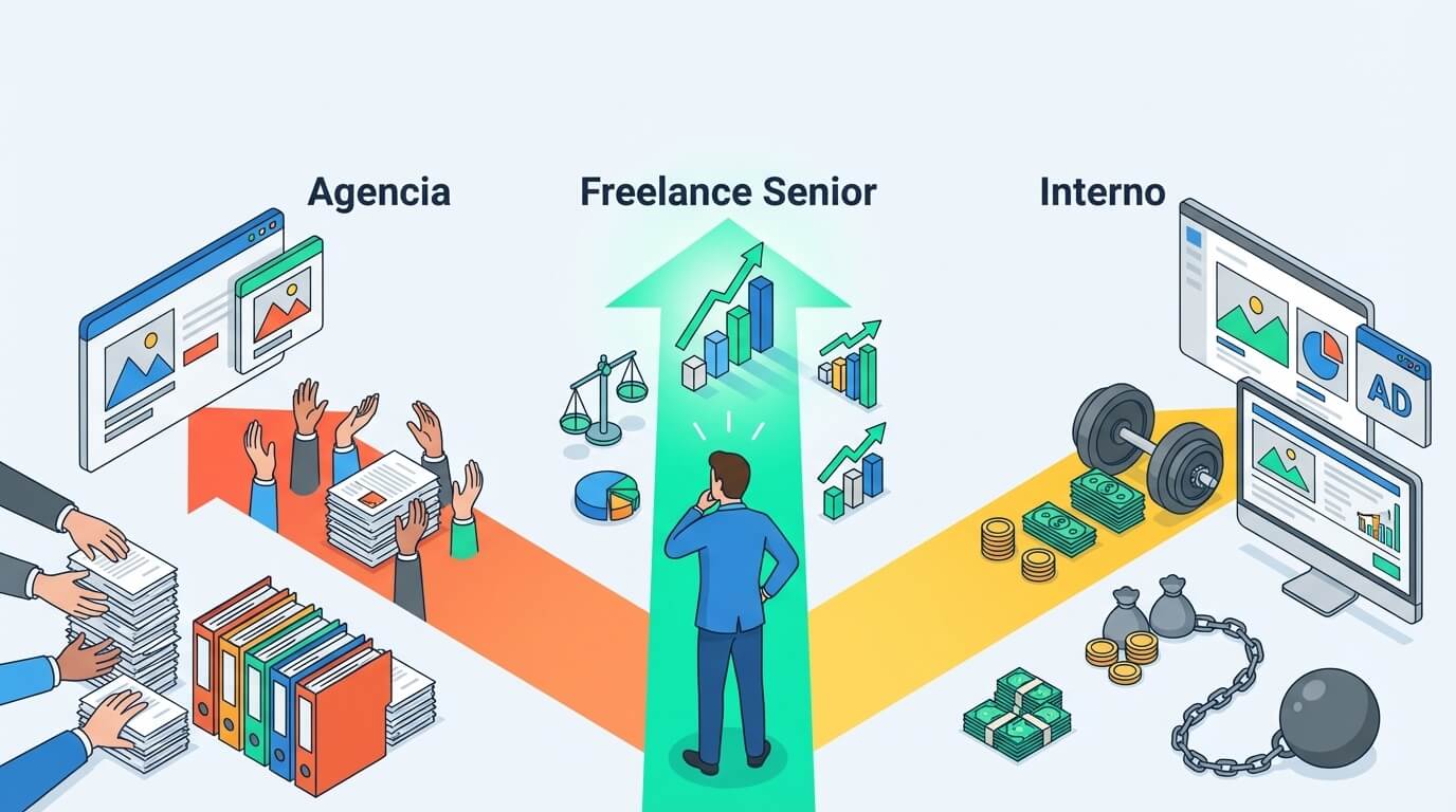 ¿Qué le conviene más a una PYME? Agencia, Freelance o Interno