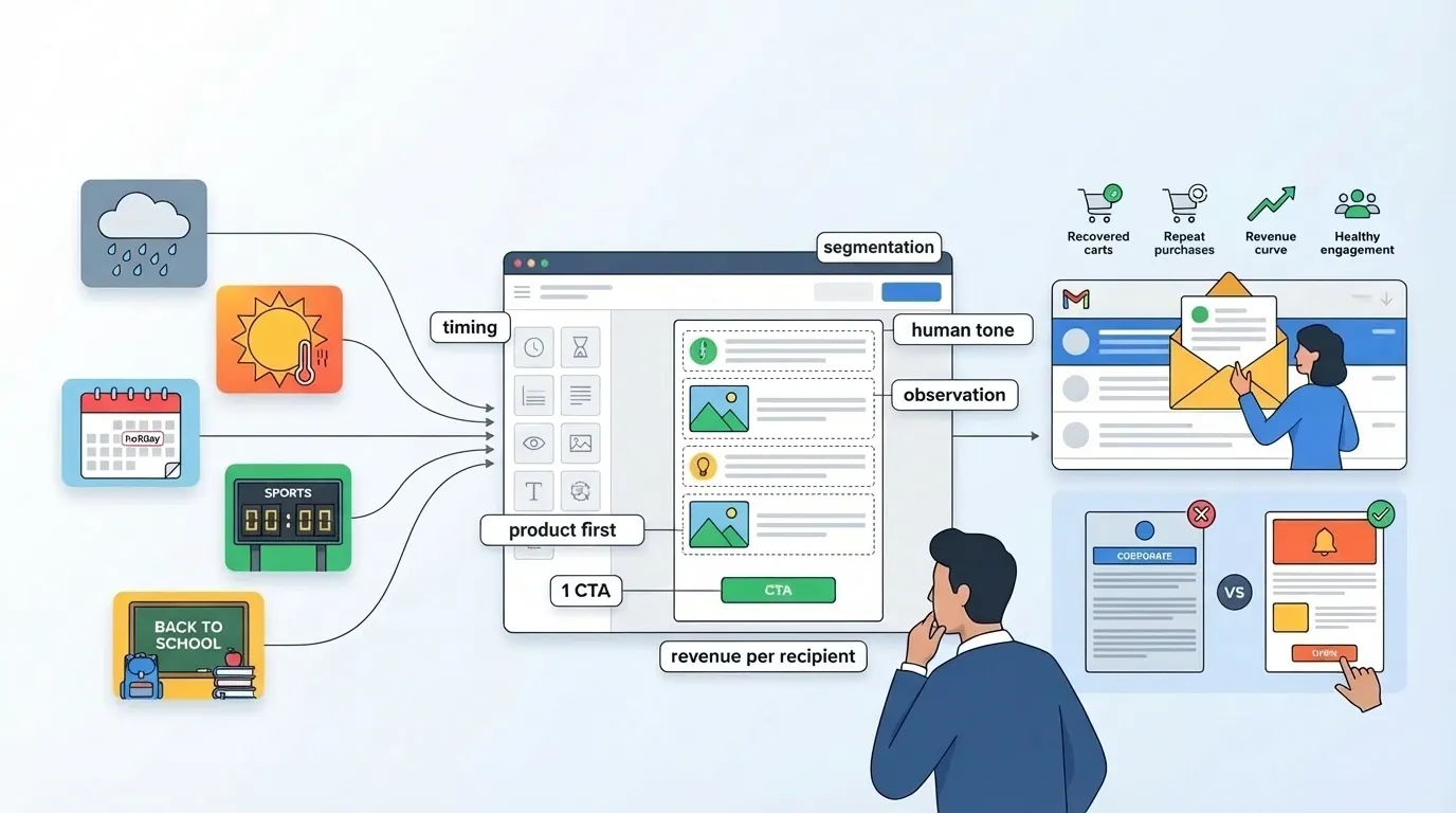 Event-Based Email Campaigns: The Playbook That Actually Sells (2026)