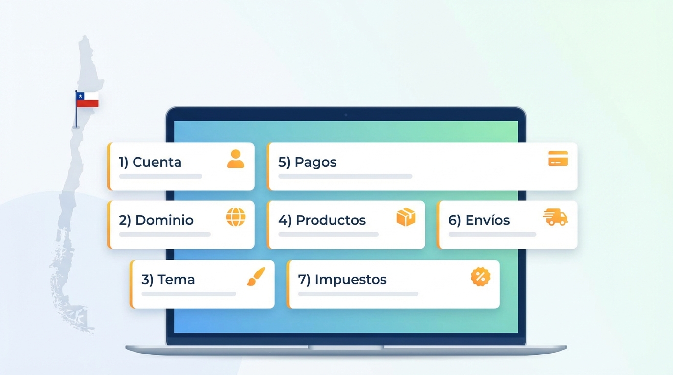 Tiendas Shopify Chile: guía paso a paso para lanzar tu primera tienda desde cero